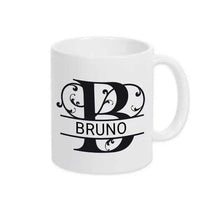 Keramik Tasse mit Namen | Motiv 1 | Bruno - Druckerino