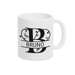 Keramik Tasse mit Namen | Motiv 1 | Bruno - Druckerino
