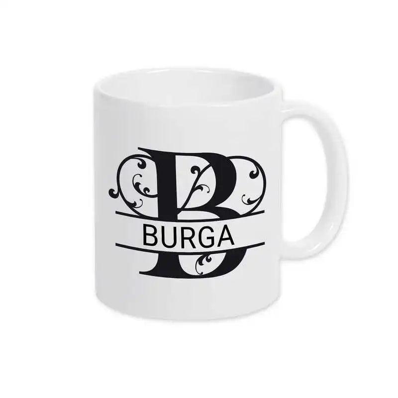 Keramik Tasse mit Namen | Motiv 1 | Burga - Druckerino