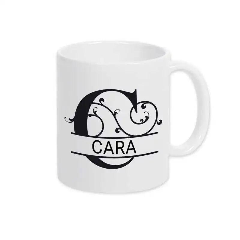 Keramik Tasse mit Namen | Motiv 1 | Cara - Druckerino