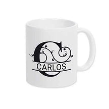 Keramik Tasse mit Namen | Motiv 1 | Carlos - Druckerino