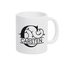 Keramik Tasse mit Namen | Motiv 1 | Carsten - Druckerino