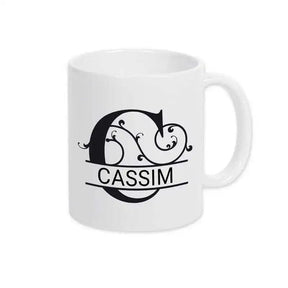 Keramik Tasse mit Namen | Motiv 1 | Cassim - Druckerino