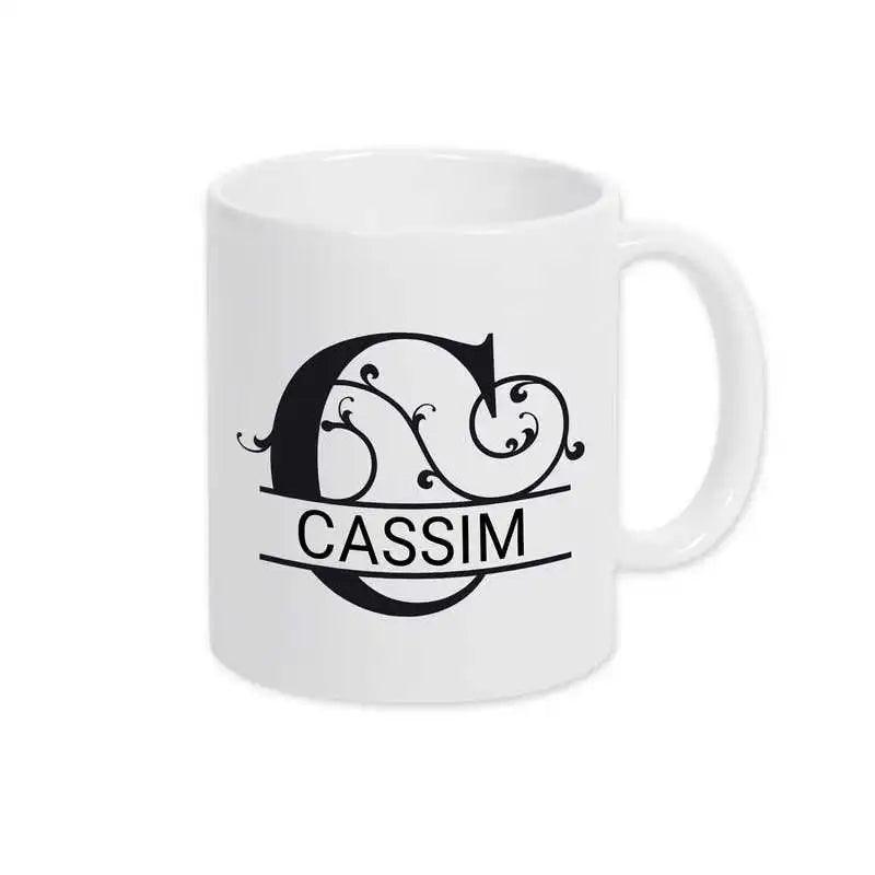 Keramik Tasse mit Namen | Motiv 1 | Cassim - Druckerino