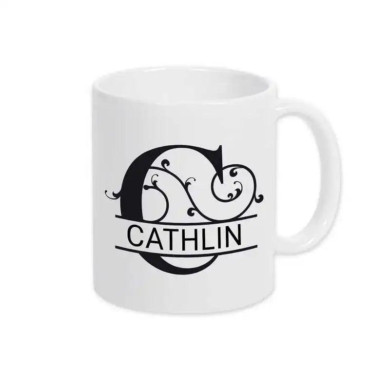 Keramik Tasse mit Namen | Motiv 1 | Cathlin - Druckerino