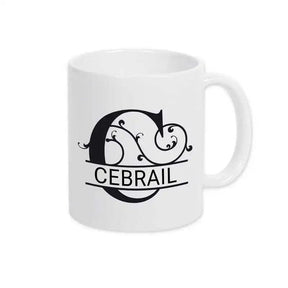 Keramik Tasse mit Namen | Motiv 1 | Cebrail - Druckerino