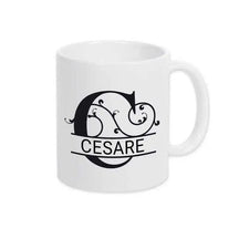 Keramik Tasse mit Namen | Motiv 1 | Cesare - Druckerino