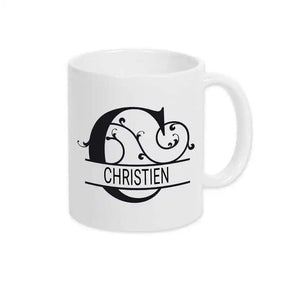 Keramik Tasse mit Namen | Motiv 1 | Christien - Druckerino