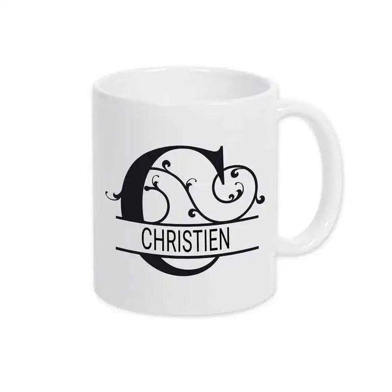 Keramik Tasse mit Namen | Motiv 1 | Christien - Druckerino