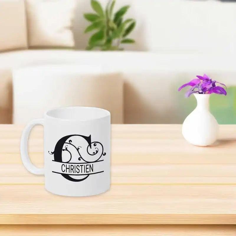Keramik Tasse mit Namen | Motiv 1 | Christien - Druckerino