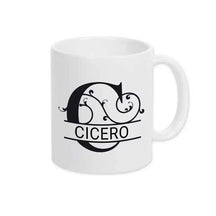 Keramik Tasse mit Namen | Motiv 1 | Cicero - Druckerino