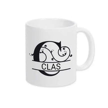 Keramik Tasse mit Namen | Motiv 1 | Clas - Druckerino