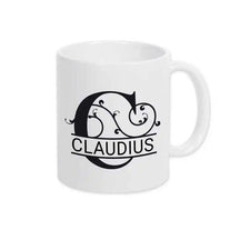 Keramik Tasse mit Namen | Motiv 1 | Claudius - Druckerino