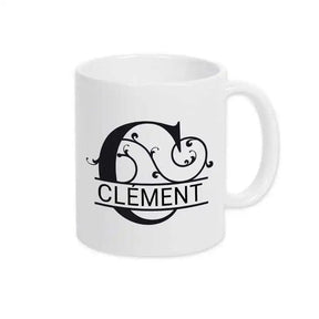 Keramik Tasse mit Namen | Motiv 1 | Clément - Druckerino