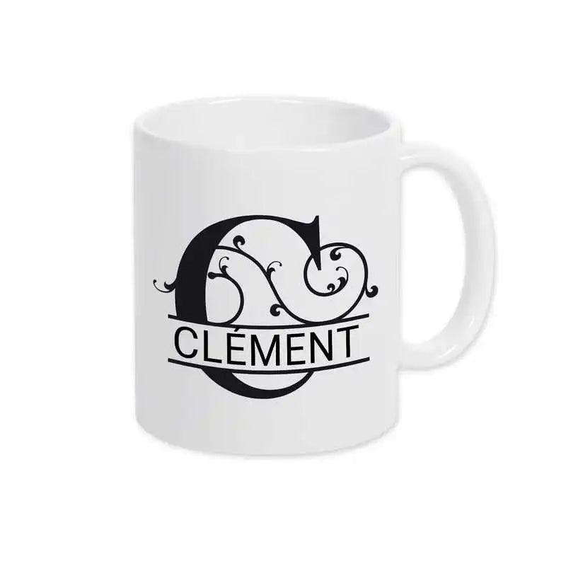 Keramik Tasse mit Namen | Motiv 1 | Clément - Druckerino