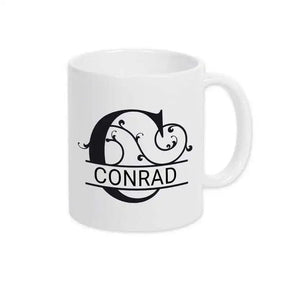 Keramik Tasse mit Namen | Motiv 1 | Conrad - Druckerino