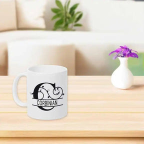 Keramik Tasse mit Namen | Motiv 1 | Corbinian - Druckerino