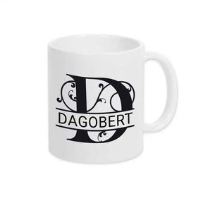 Keramik Tasse mit Namen | Motiv 1 | Dagobert - Druckerino