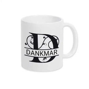 Keramik Tasse mit Namen | Motiv 1 | Dankmar - Druckerino