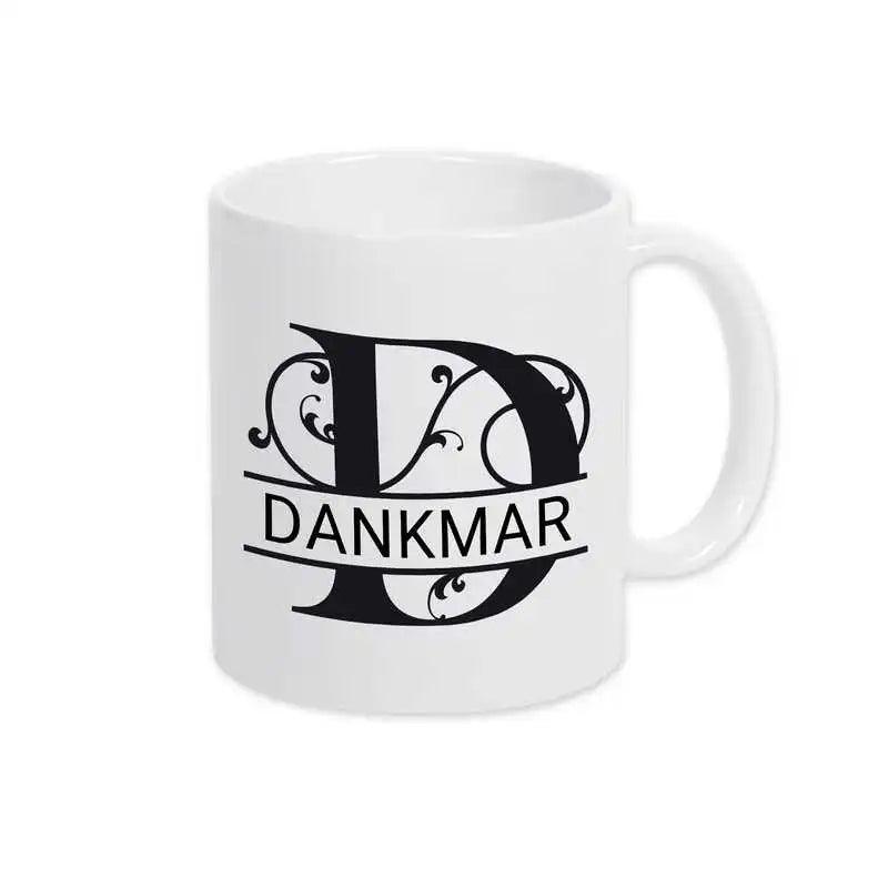 Keramik Tasse mit Namen | Motiv 1 | Dankmar - Druckerino