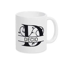 Keramik Tasse mit Namen | Motiv 1 | Decio - Druckerino