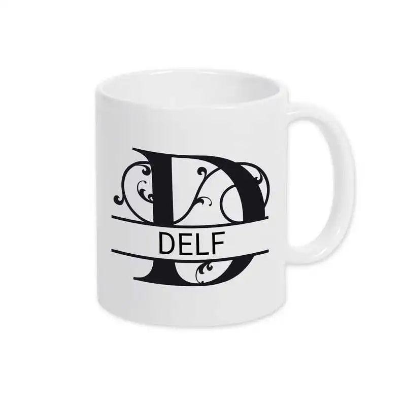 Keramik Tasse mit Namen | Motiv 1 | Delf - Druckerino