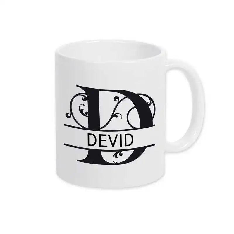 Keramik Tasse mit Namen | Motiv 1 | Devid - Druckerino