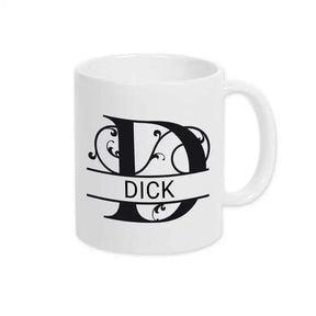 Keramik Tasse mit Namen | Motiv 1 | Dick - Druckerino