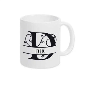 Keramik Tasse mit Namen | Motiv 1 | Dix - Druckerino