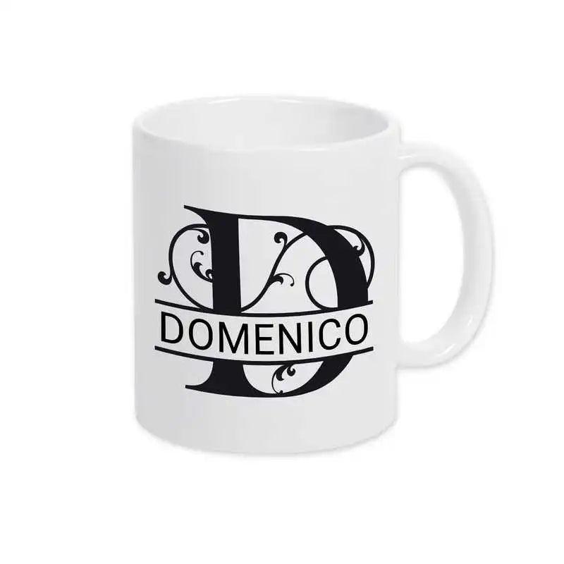 Keramik Tasse mit Namen | Motiv 1 | Domenico - Druckerino