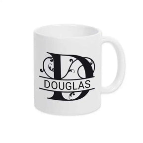 Keramik Tasse mit Namen | Motiv 1 | Douglas - Druckerino