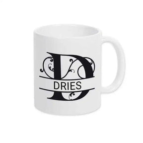Keramik Tasse mit Namen | Motiv 1 | Dries - Druckerino
