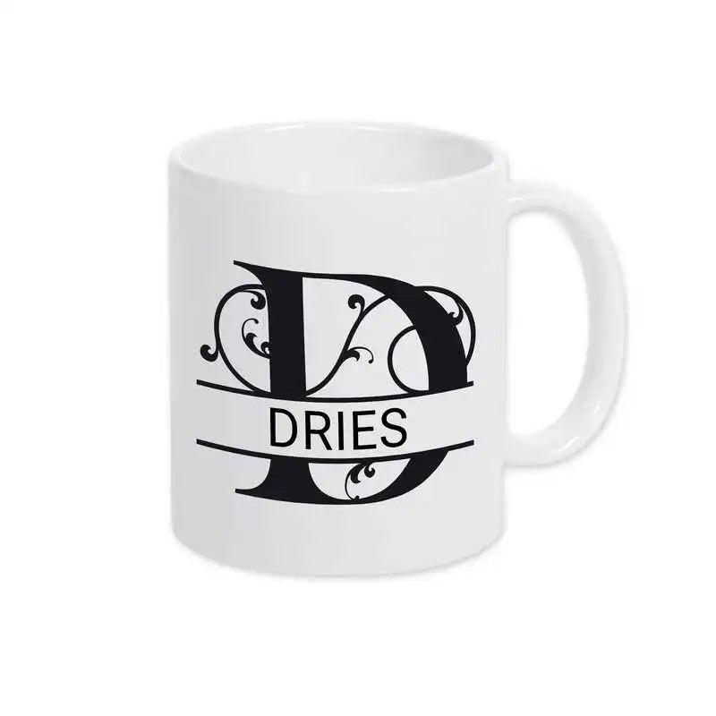 Keramik Tasse mit Namen | Motiv 1 | Dries - Druckerino