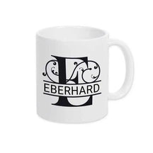 Keramik Tasse mit Namen | Motiv 1 | Eberhard - Druckerino