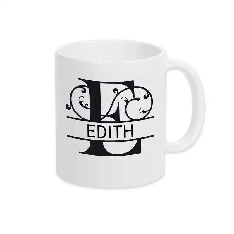 Keramik Tasse mit Namen | Motiv 1 | Edith - Druckerino
