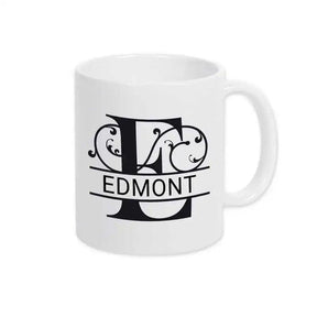 Keramik Tasse mit Namen | Motiv 1 | Edmont - Druckerino