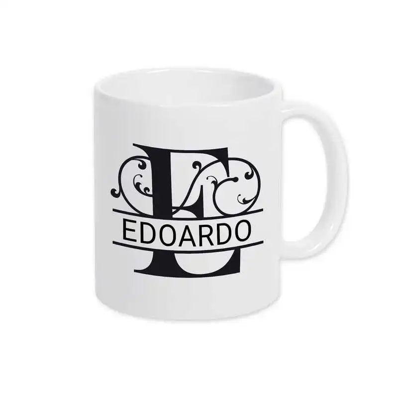 Keramik Tasse mit Namen | Motiv 1 | Edoardo - Druckerino