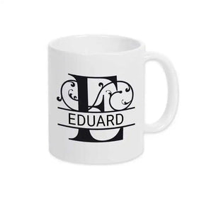 Keramik Tasse mit Namen | Motiv 1 | Eduard - Druckerino