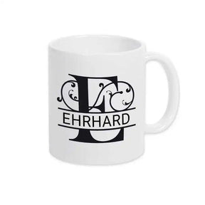 Keramik Tasse mit Namen | Motiv 1 | Ehrhard - Druckerino