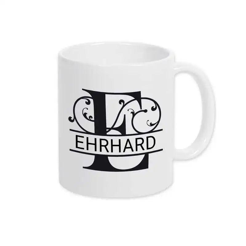 Keramik Tasse mit Namen | Motiv 1 | Ehrhard - Druckerino