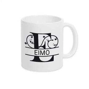 Keramik Tasse mit Namen | Motiv 1 | Eimo - Druckerino