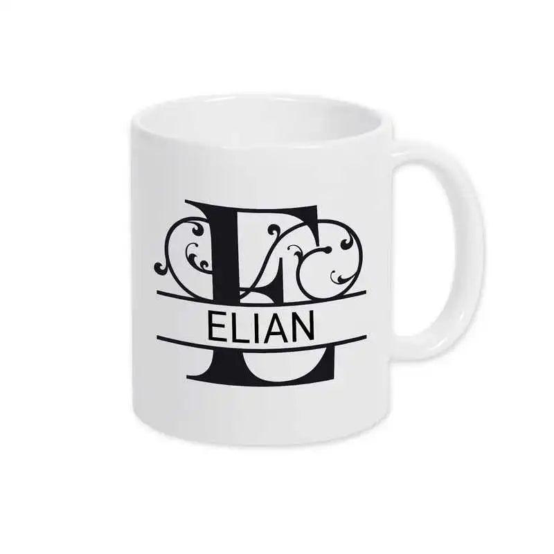 Keramik Tasse mit Namen | Motiv 1 | Elian - Druckerino