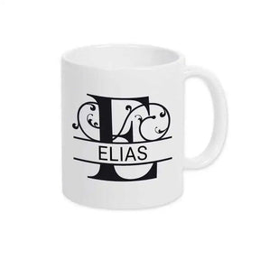 Keramik Tasse mit Namen | Motiv 1 | Elias - Druckerino