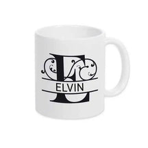 Keramik Tasse mit Namen | Motiv 1 | Elvin - Druckerino