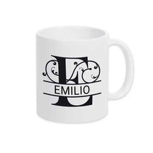 Keramik Tasse mit Namen | Motiv 1 | Emilio - Druckerino