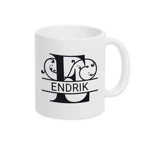 Keramik Tasse mit Namen | Motiv 1 | Endrik - Druckerino