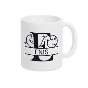Keramik Tasse mit Namen | Motiv 1 | Enis - Druckerino