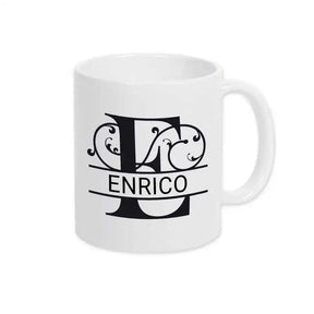 Keramik Tasse mit Namen | Motiv 1 | Enrico - Druckerino