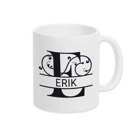 Keramik Tasse mit Namen | Motiv 1 | Erik - Druckerino