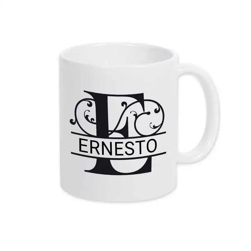 Keramik Tasse mit Namen | Motiv 1 | Ernesto - Druckerino